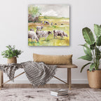 Spring Herd - Gallery-Wrapped Canvas Wall Art