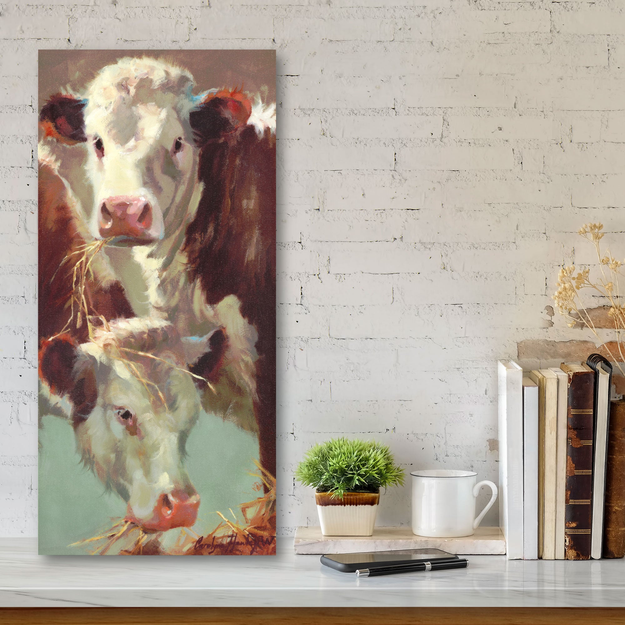 Hef 'n' Her - Gallery Wrapped Canvas