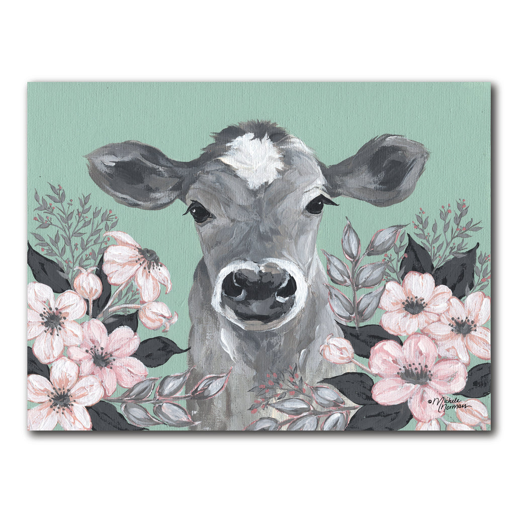 Clara in the Flowers - Gallery-Wrapped Canvas Wall Art