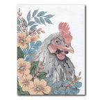Hen in the Garden - Gallery-Wrapped Canvas Wall Art