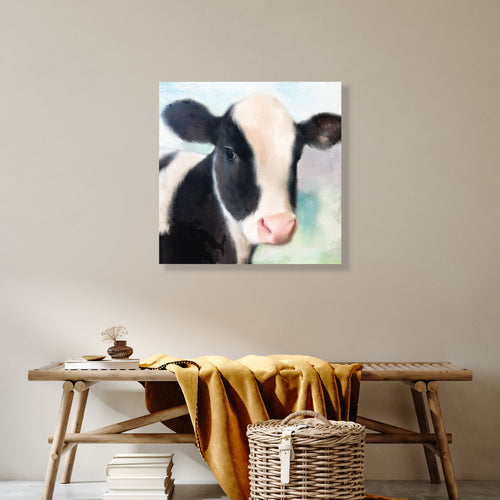 Baby Cow - Gallery-Wrapped Canvas Wall Art