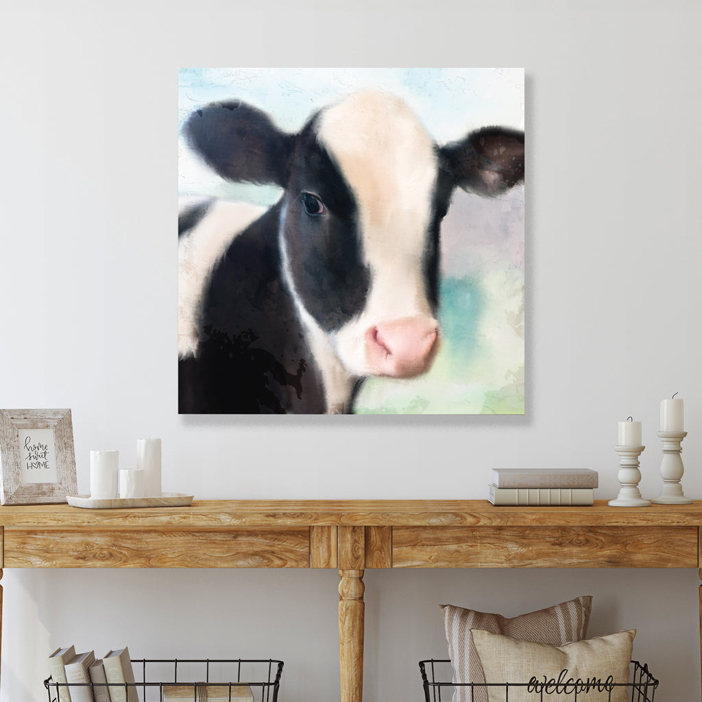 Baby Cow - Gallery-Wrapped Canvas Wall Art