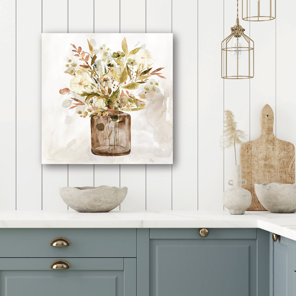Earthy Garden I - Gallery-Wrapped Canvas Wall Art