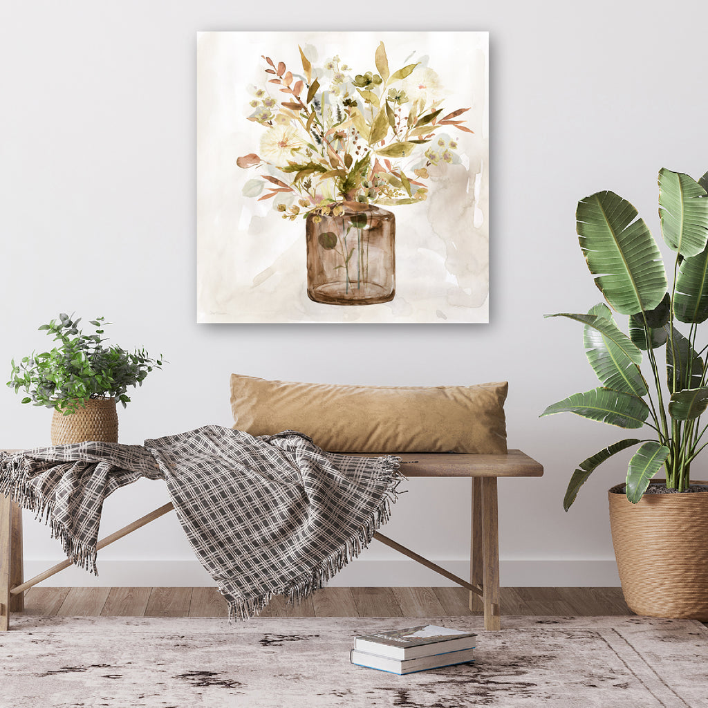 Earthy Garden I - Gallery-Wrapped Canvas Wall Art