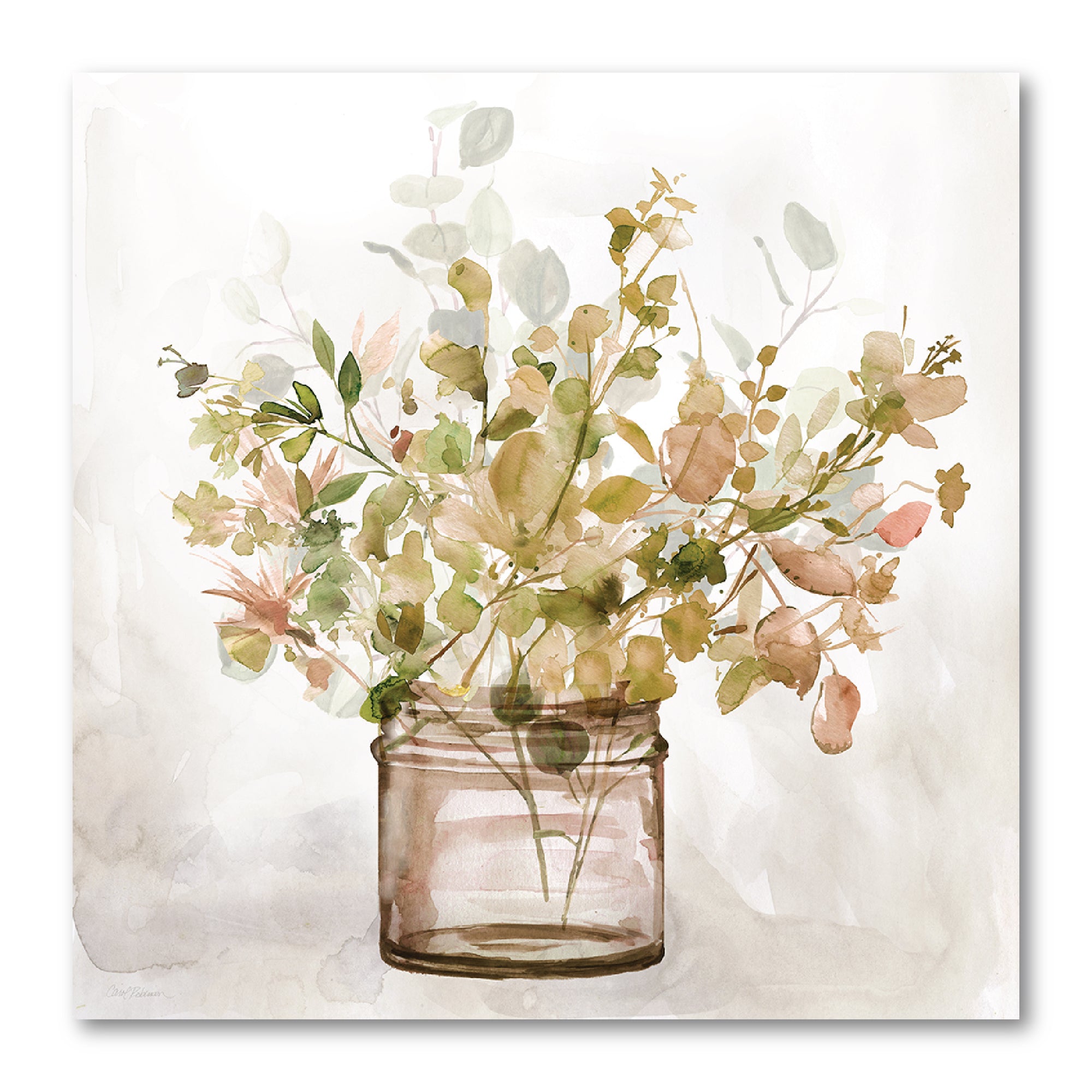 Earthy Garden II - Gallery-Wrapped Canvas Wall Art