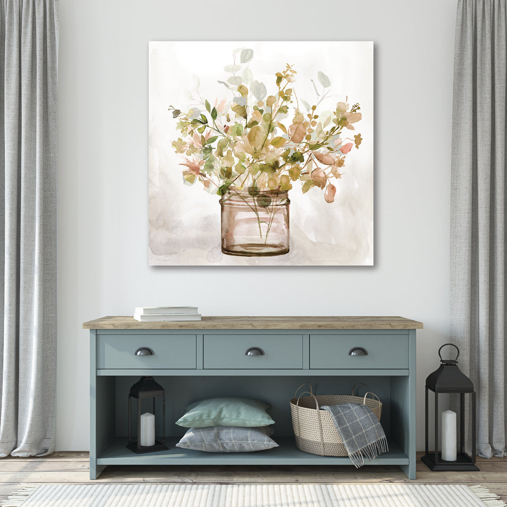Earthy Garden II - Gallery-Wrapped Canvas Wall Art
