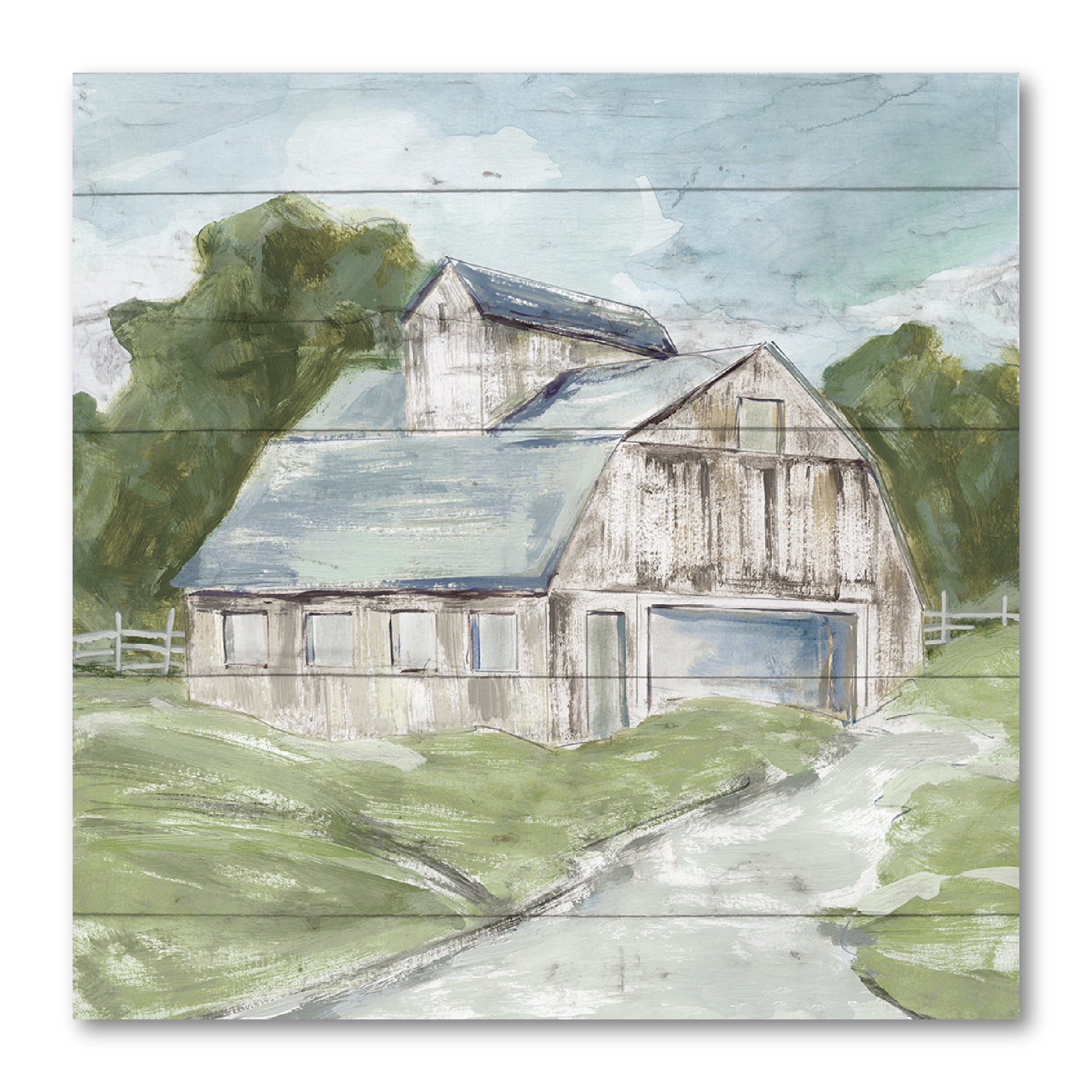 Old Barn - Gallery-Wrapped Canvas Wall Art