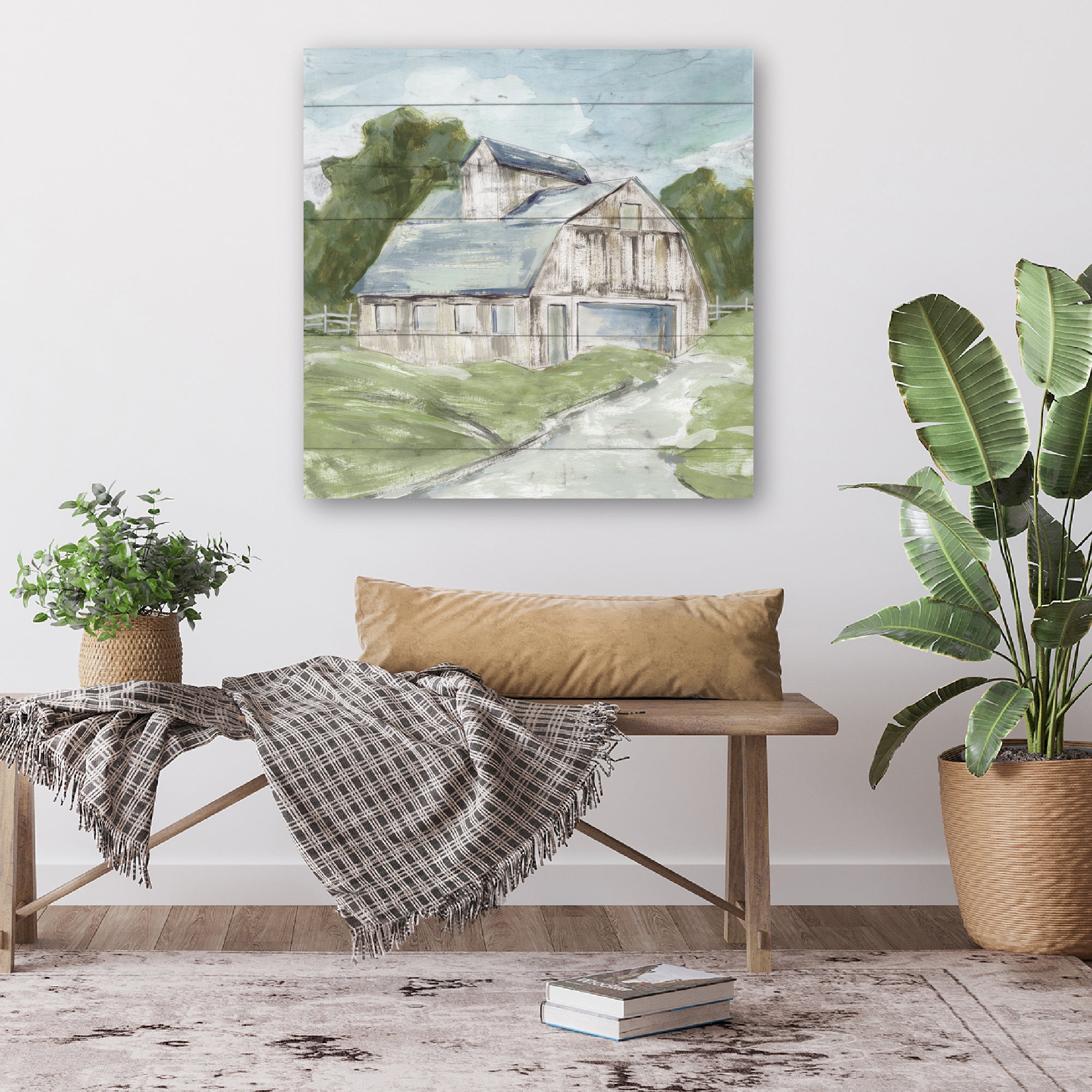 Old Barn - Gallery-Wrapped Canvas Wall Art