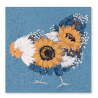Sunflower Hen - Gallery-Wrapped Canvas Wall Art