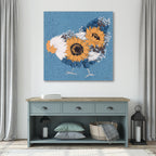 Sunflower Hen - Gallery-Wrapped Canvas Wall Art