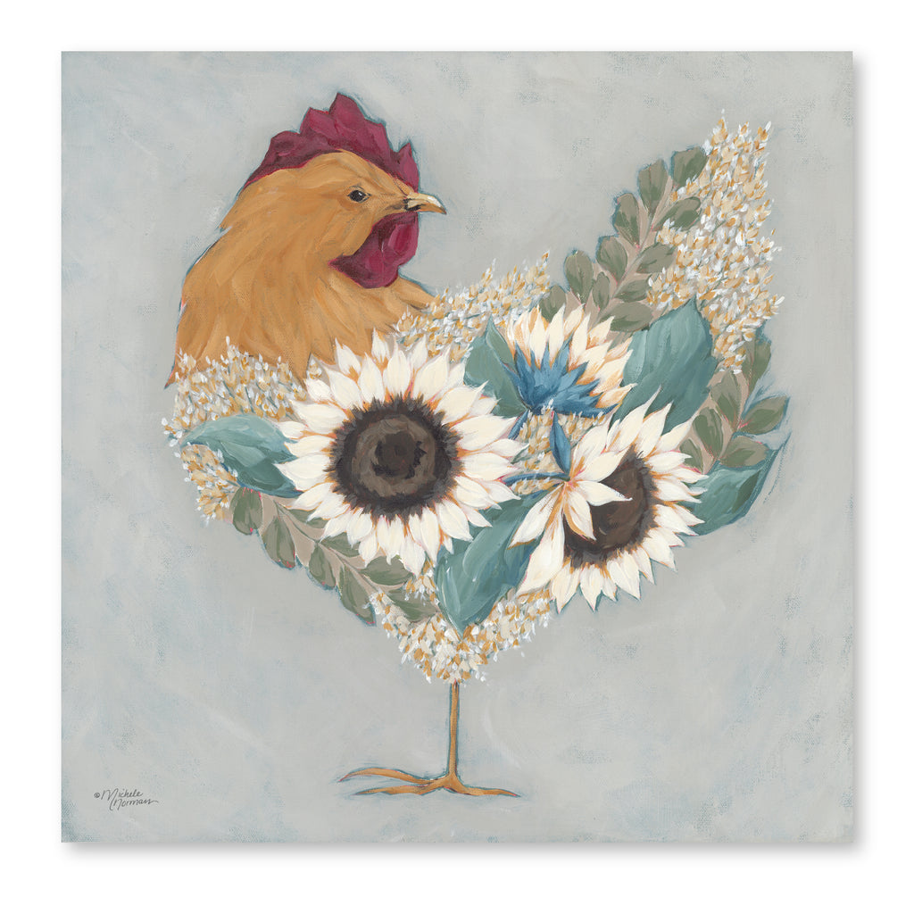 Farmhouse Hen - Gallery-Wrapped Canvas Wall Art