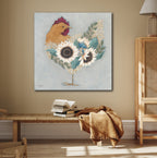Farmhouse Hen - Gallery-Wrapped Canvas Wall Art