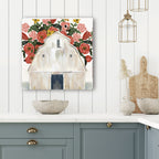 Pansy Barn - Gallery-Wrapped Canvas Wall Art