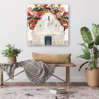 Pansy Barn - Gallery-Wrapped Canvas Wall Art