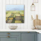 Quilted Field - Gallery-Wrapped Canvas Wall Art