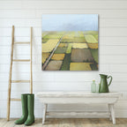 Quilted Field - Gallery-Wrapped Canvas Wall Art