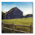 Weathered Barns Navy - Gallery-Wrapped Canvas Wall Art