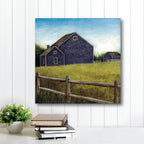 Weathered Barns Navy - Gallery-Wrapped Canvas Wall Art