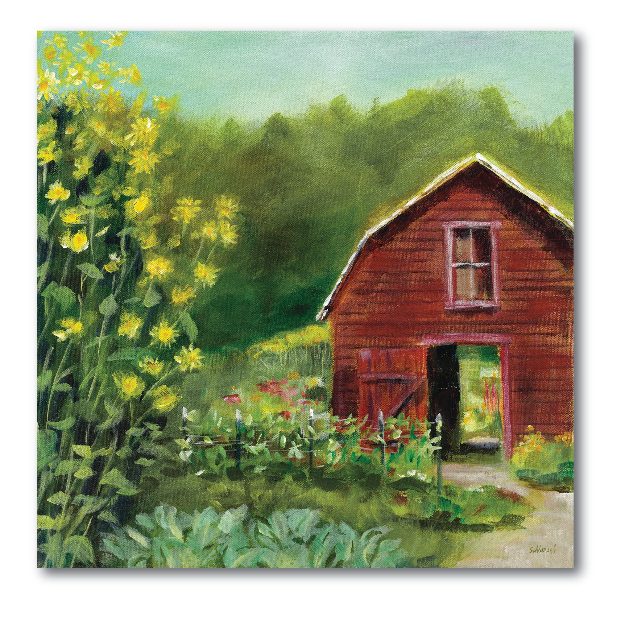 Kelly Way Barn - Gallery-Wrapped Canvas Wall Art