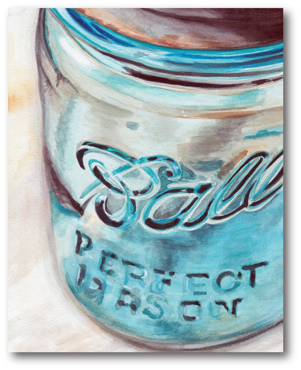 Mason Jar I - Gallery Wrapped Canvas