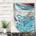 Mason Jar I - Gallery Wrapped Canvas