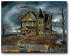 Haunted House Gallery-Wrapped Canvas Wall Art