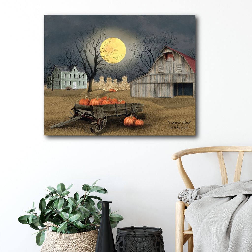 Harvest Moon Gallery-Wrapped Canvas Wall Art