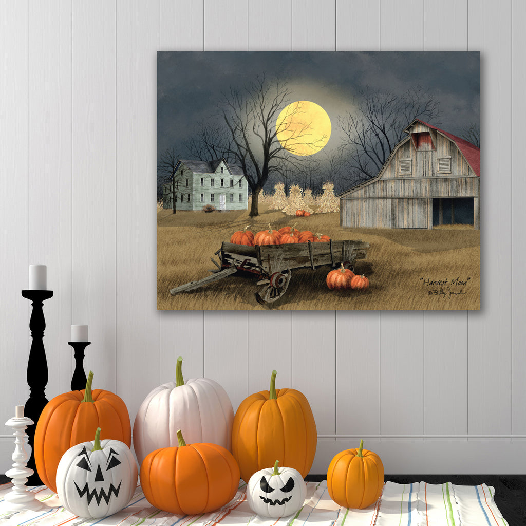 Harvest Moon Gallery-Wrapped Canvas Wall Art