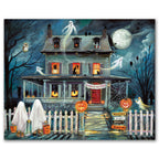 Haunted House I Gallery-Wrapped Canvas Wall Art