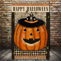 Jack O Lantern Witch Hat Gallery-Wrapped Canvas Wall Art