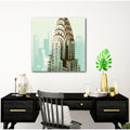 Architectural NYC I - Gallery-Wrapped Canvas Wall Art