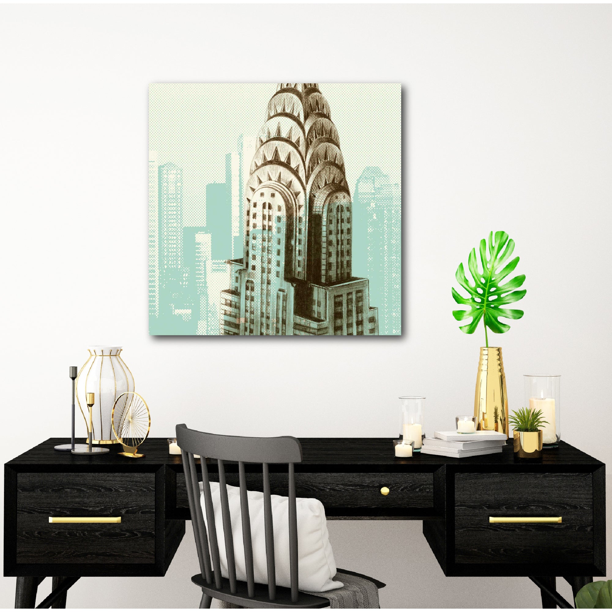 Architectural NYC I - Gallery-Wrapped Canvas Wall Art