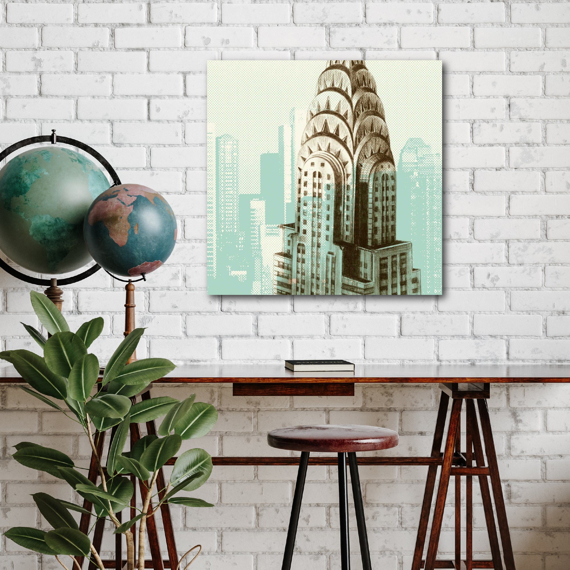Architectural NYC I - Gallery-Wrapped Canvas Wall Art