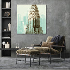 Architectural NYC I - Gallery-Wrapped Canvas Wall Art