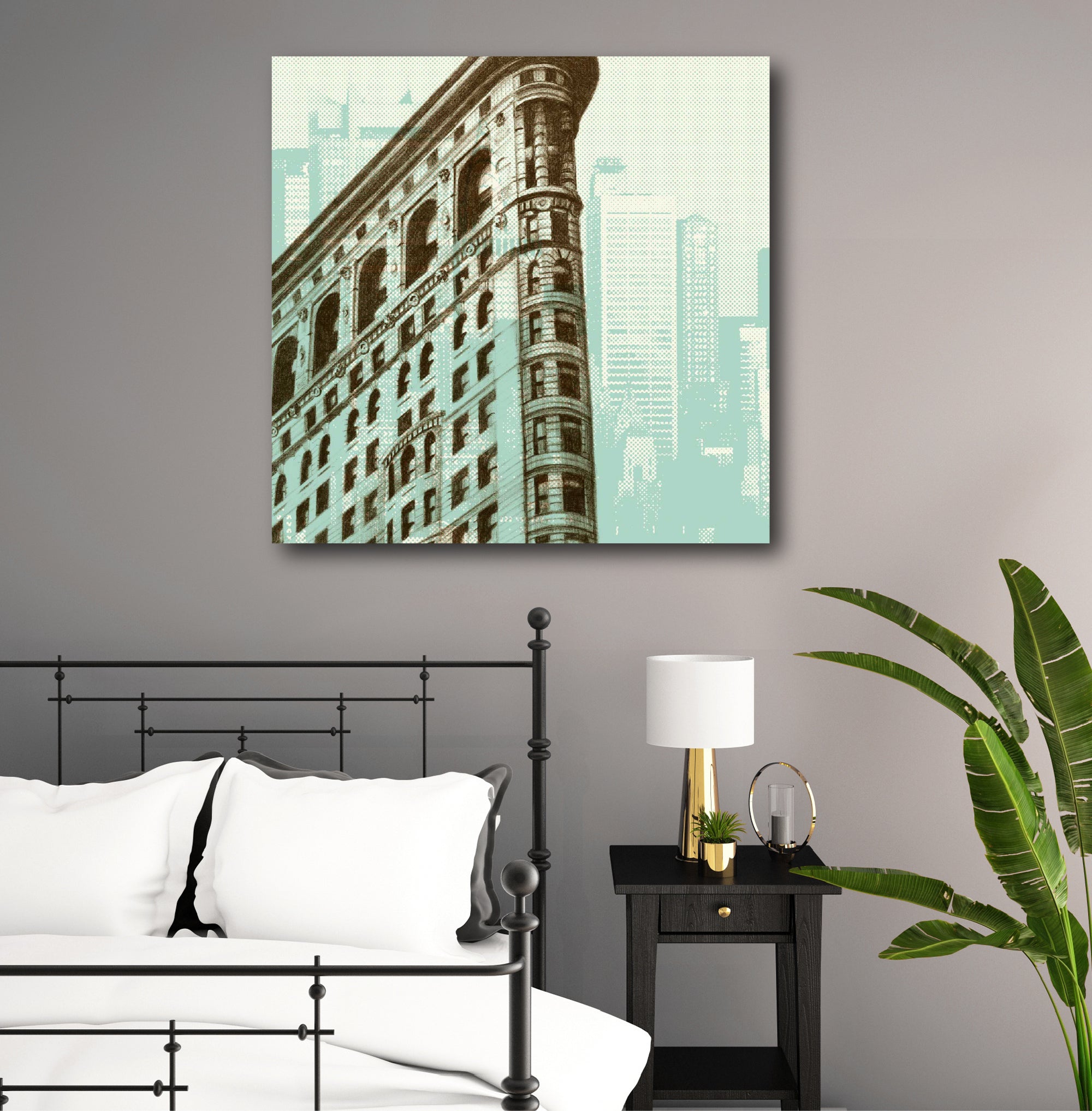 Architectural NYC II - Gallery-Wrapped Canvas Wall Art