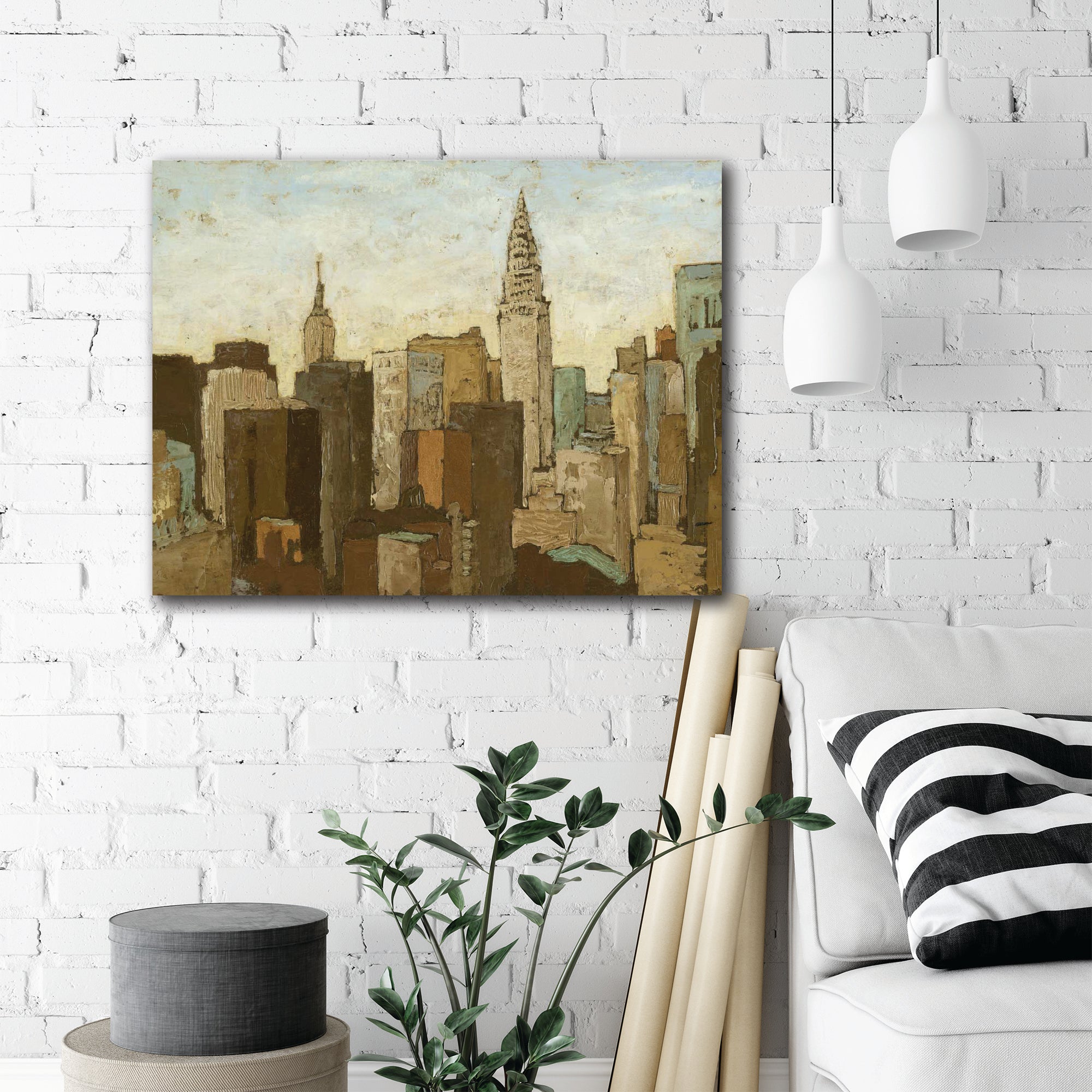 Blue Sky NYC - Gallery-Wrapped Canvas Wall Art