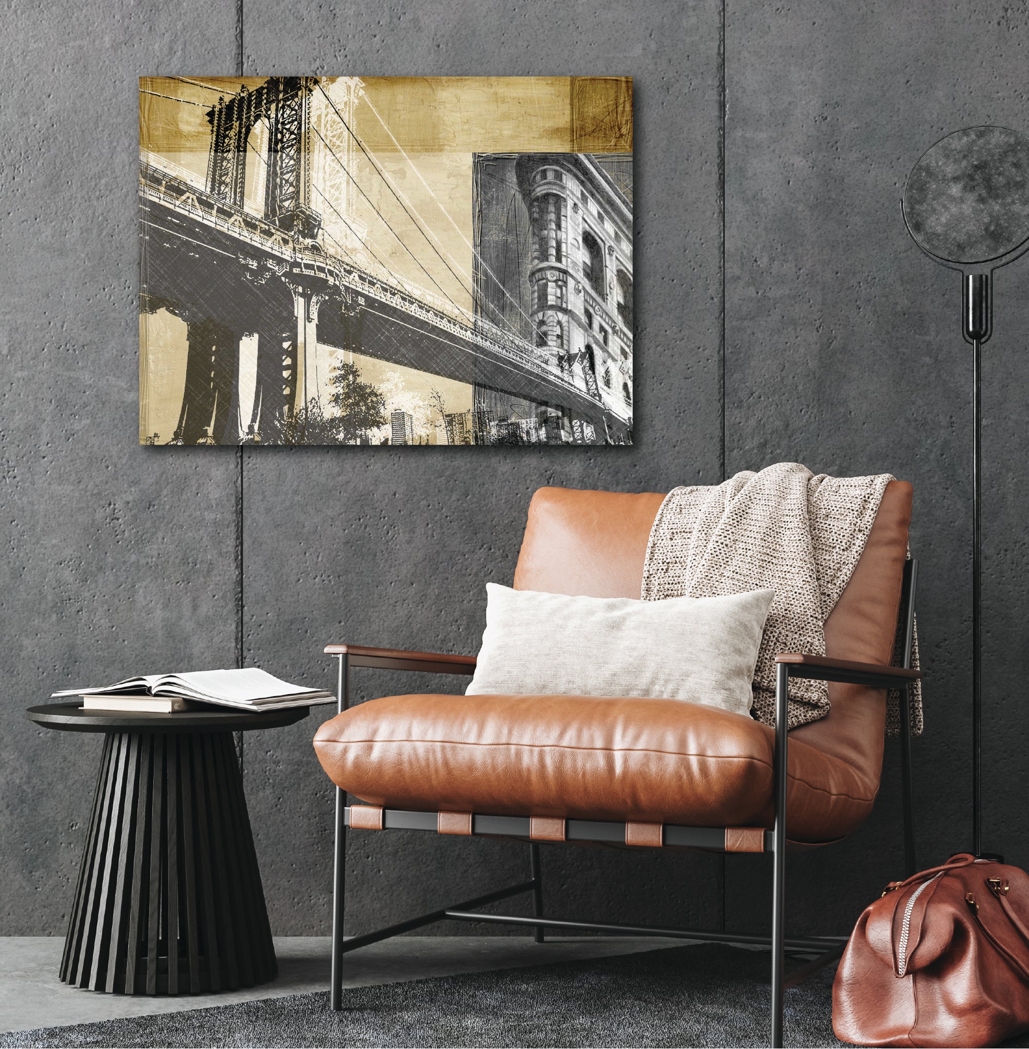 Metropolitan Collage II - Gallery-Wrapped Canvas Wall Art
