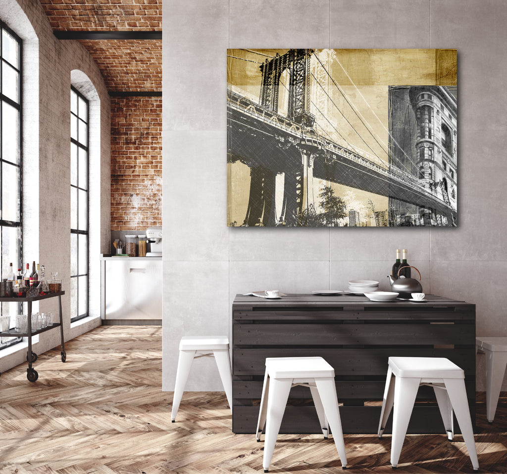 Metropolitan Collage II - Gallery-Wrapped Canvas Wall Art