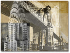 Metropolitan Collage I - Gallery-Wrapped Canvas Wall Art