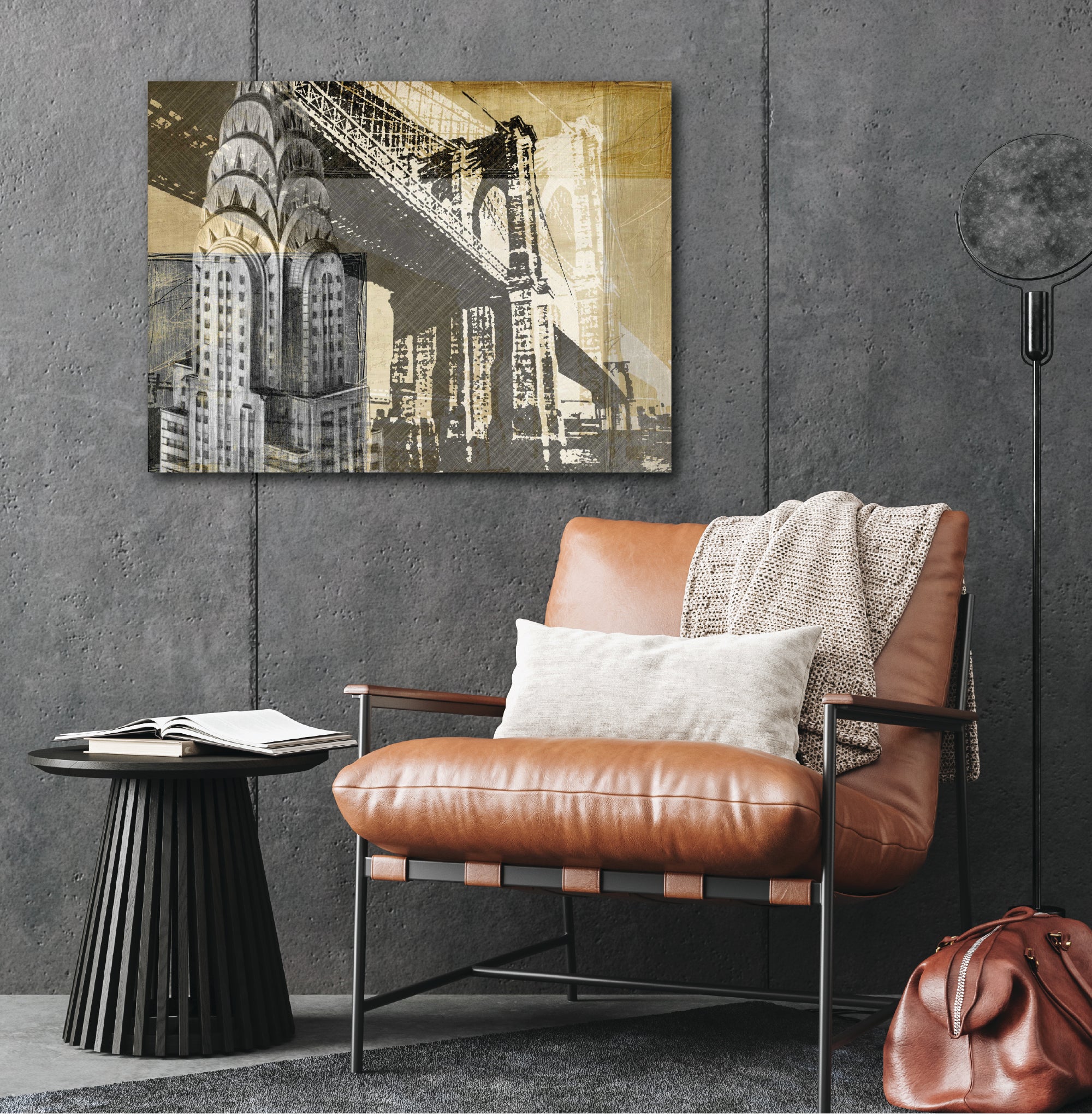 Metropolitan Collage I - Gallery-Wrapped Canvas Wall Art