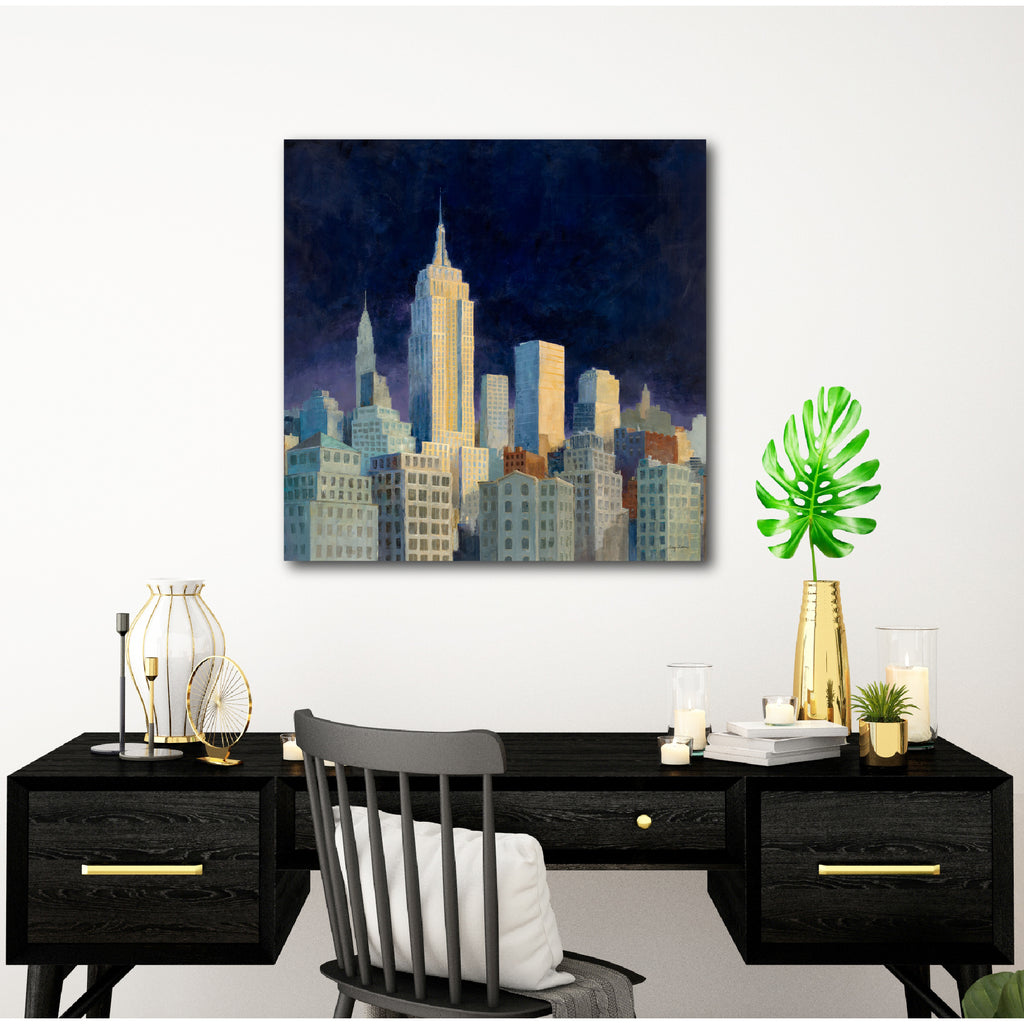 Blue Sky NYC II - Gallery-Wrapped Canvas Wall Art