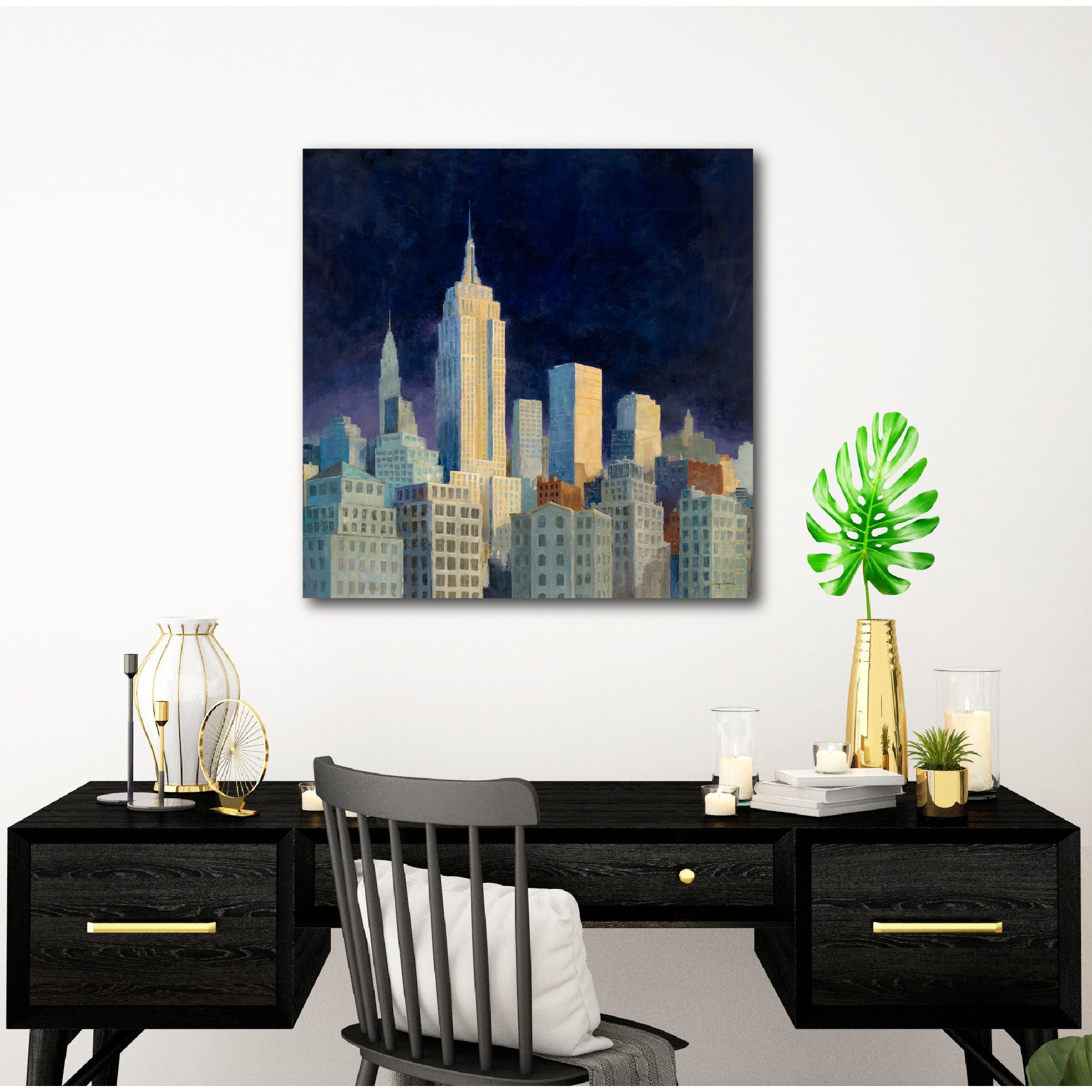 Blue Sky NYC II - Gallery-Wrapped Canvas Wall Art