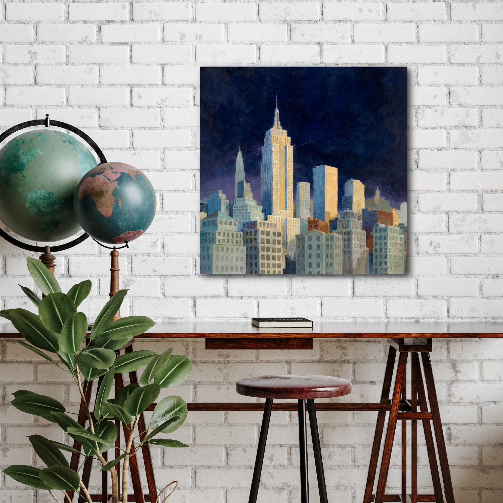 Blue Sky NYC II - Gallery-Wrapped Canvas Wall Art