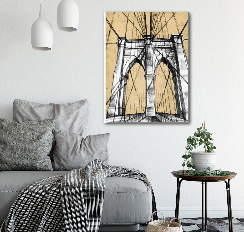 Modern Engineering I - Gallery-Wrapped Canvas Wall Art