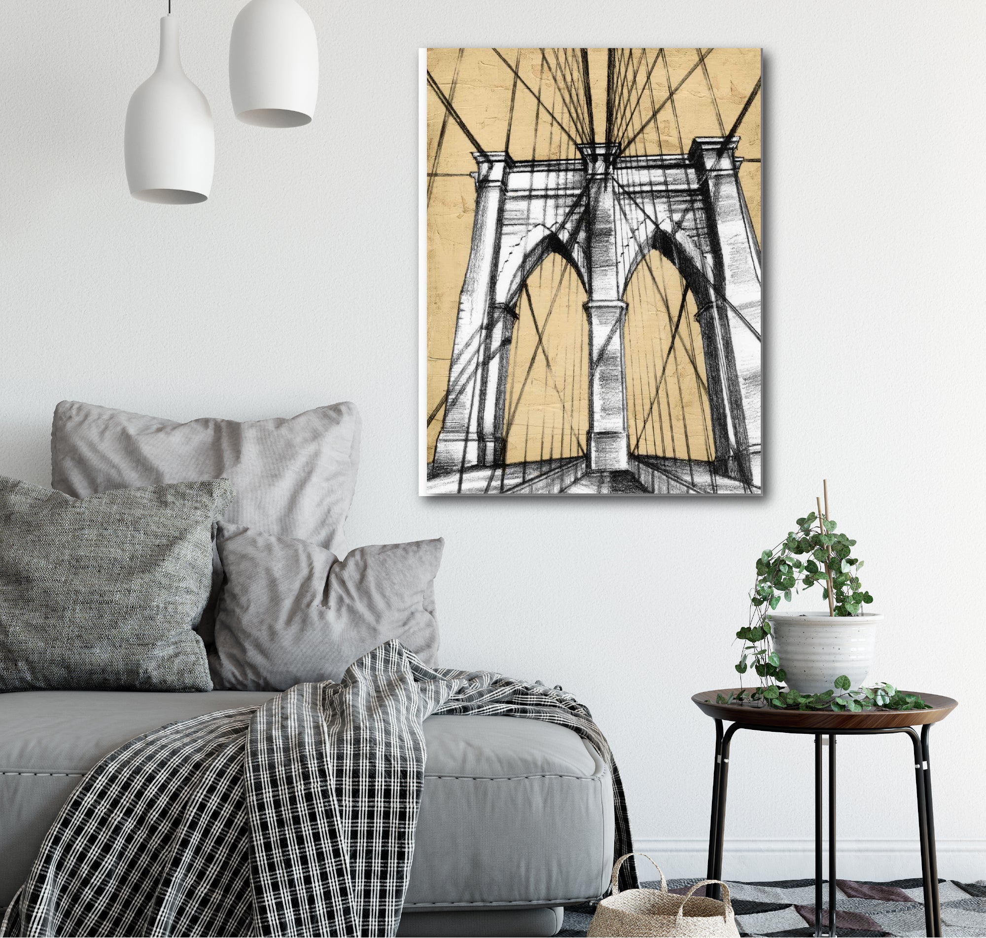 Modern Engineering I - Gallery-Wrapped Canvas Wall Art