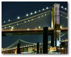 New York at Night IV - Gallery-Wrapped Canvas Wall Art
