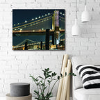New York at Night IV - Gallery-Wrapped Canvas Wall Art