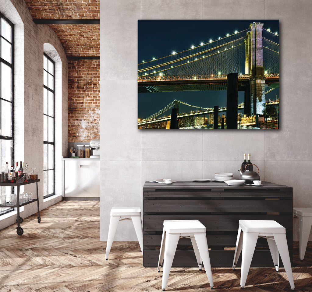 New York at Night IV - Gallery-Wrapped Canvas Wall Art