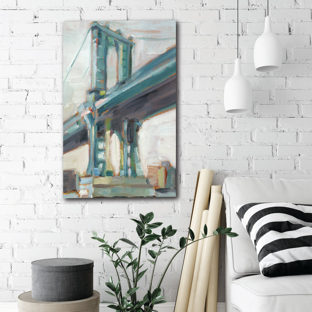 Contemporary Bridge I - Gallery-Wrapped Canvas Wall Art