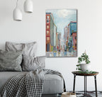 Downtown Contemporary II - Gallery-Wrapped Canvas Wall Art